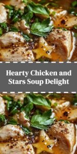 Hearty Chicken and Stars Soup Delight